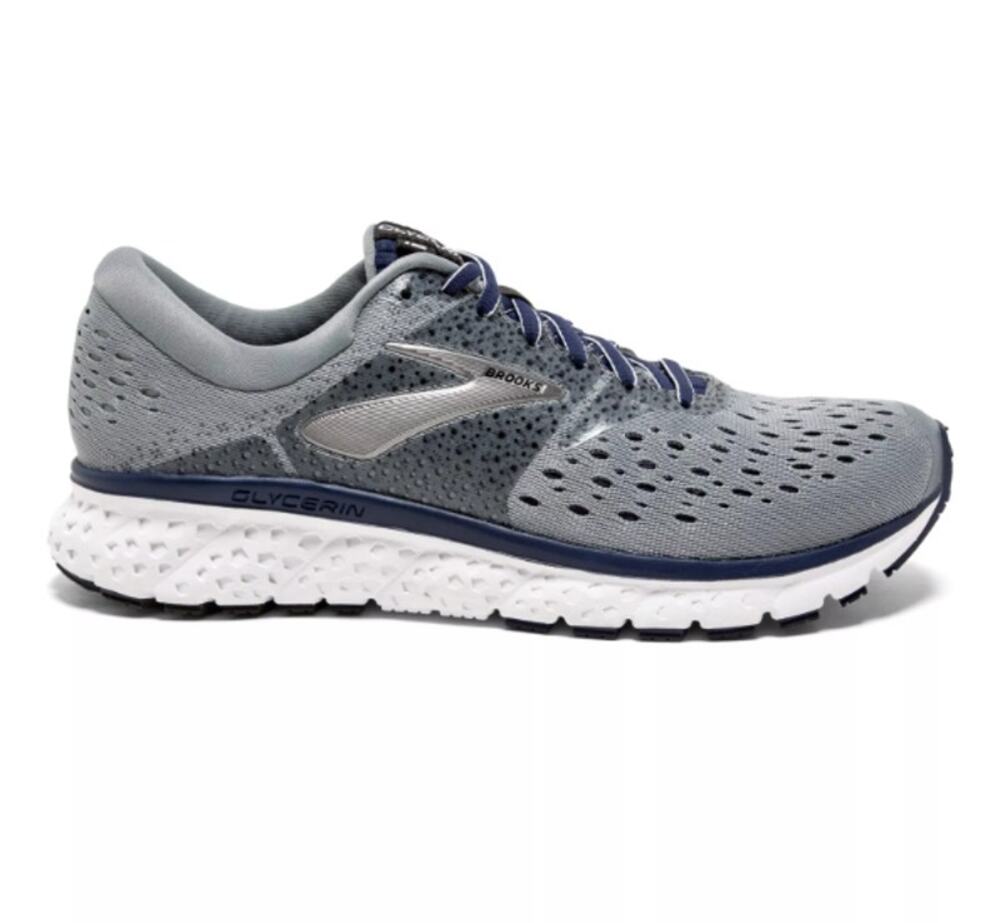 Brooks Glycerin 16 Running Shoes DNA LOFT Lace Up Low Top Mesh Gray 11.5